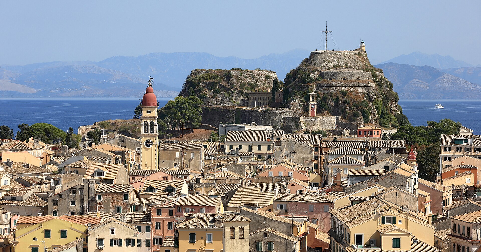 Corfu Old Town and the Ionian coast — Mediterranean cruise destination